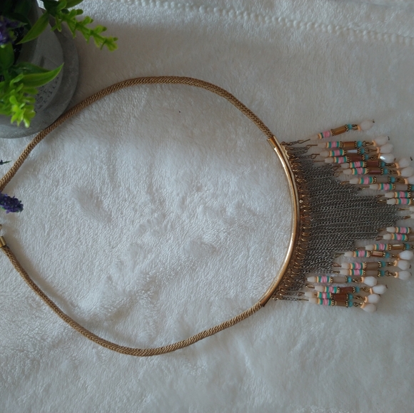 Turquoise beaded necklace - Picture 3 of 4